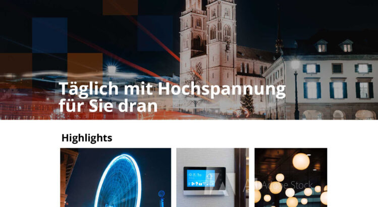 Website Ruckstuhl Elektrotech AG